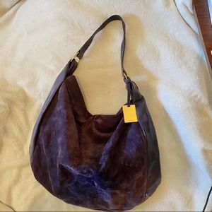 FURLA Hobo Bag Leather GRAPE. Condition LIKE NEW.